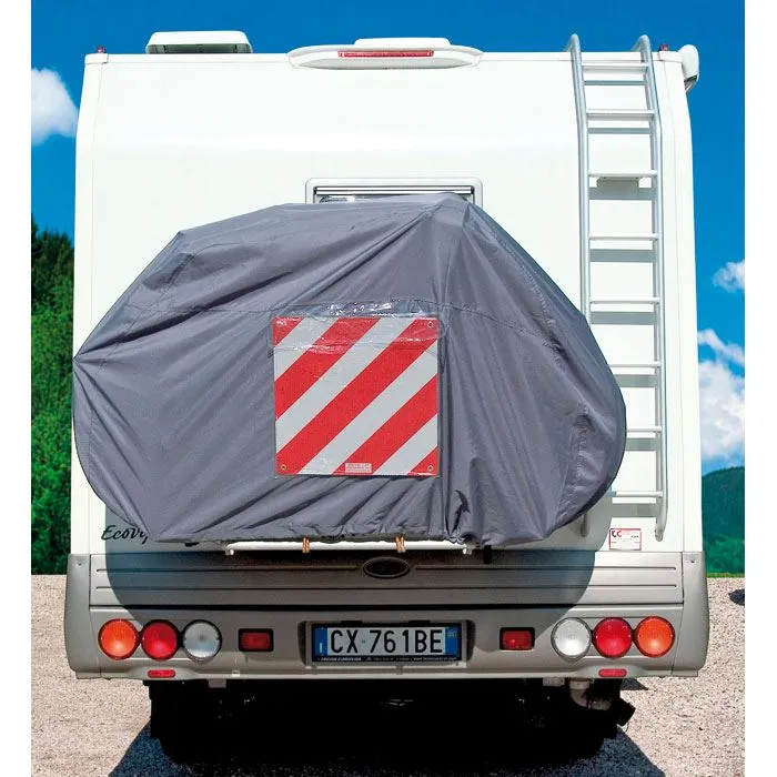 Cykelovertræk 2-3 Cykler Brunner Med Lomme Til Advarselsskilt