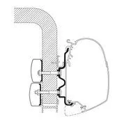 Adapter Hymercamp 4,5 M. Thule Serie 5/8