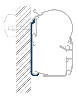 450 Cm - Adapterbeslag Dometic PW Standard