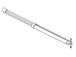 Tagstang H+V Posemarkise 280 - 440 Cm Fiamma 1998-2004 Overligger