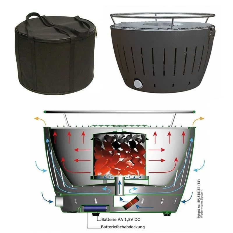 Lotus Grill Ø34 Cm Lilla - Billede 5