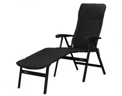 Campingstol Westfield "Noblesse" Black Line - Sort