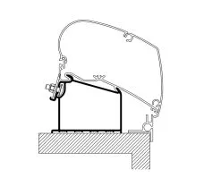 Adapter For Tagmarkise Thule